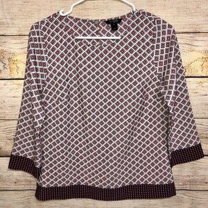 J. Crew Pattern Blouse